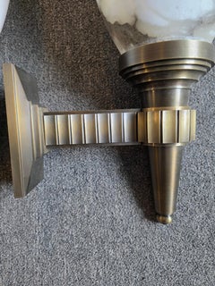 Appliques en bronze et albâtre de Thierry Despont