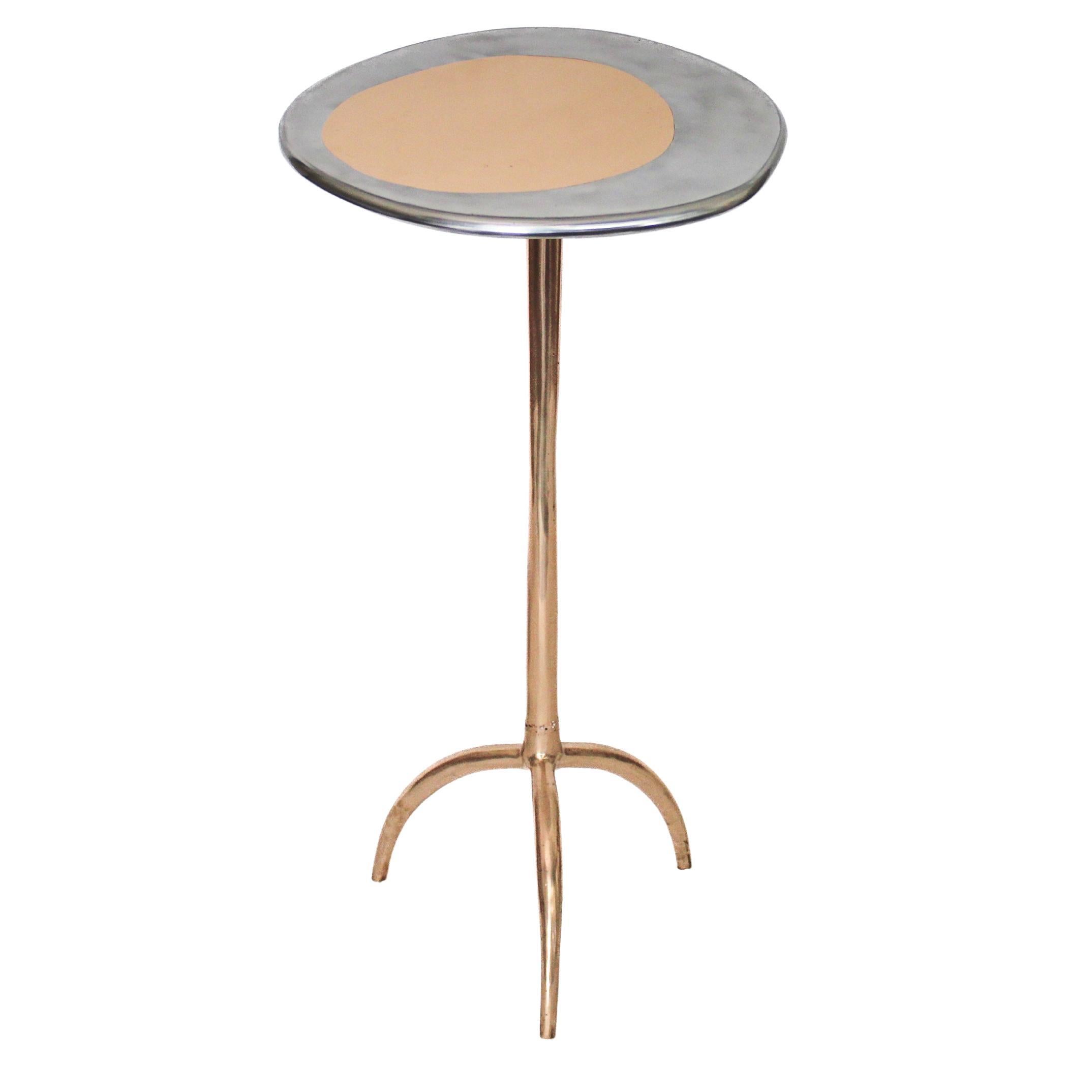 Bronze and Aluminum Colla Side Table II by Studio Sunt For Sale