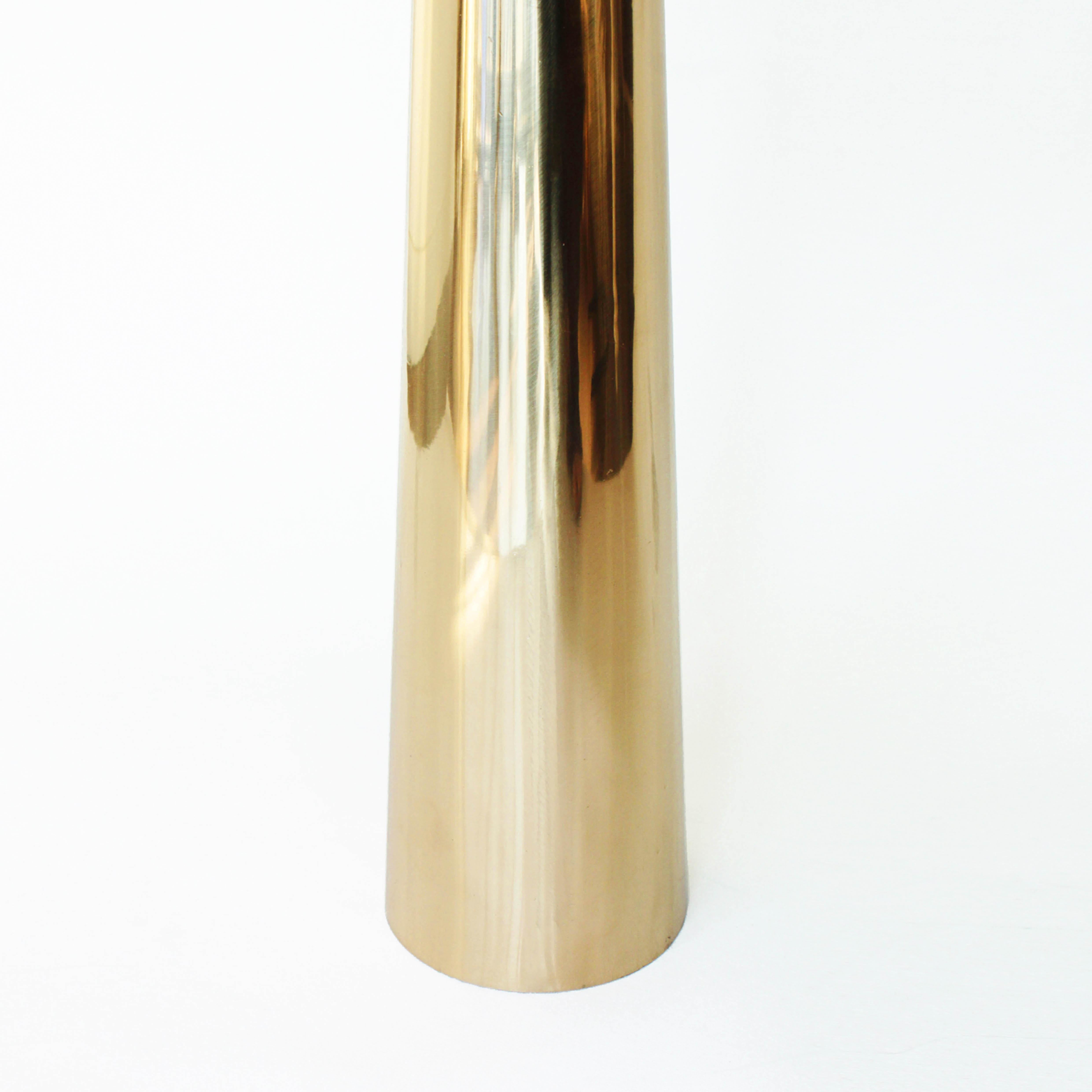 Contemporary Bronze and Aluminum Cone Side Table I by Studio Sunt For Sale