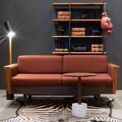 Bronze and American Walnut Interval Bookshelf by Ahser Israelow