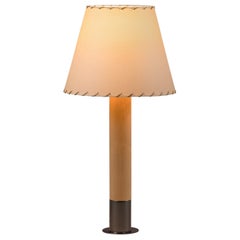 Bronze and Beige Básica M1 Table Lamp by Santiago Roqueta, Santa & Cole