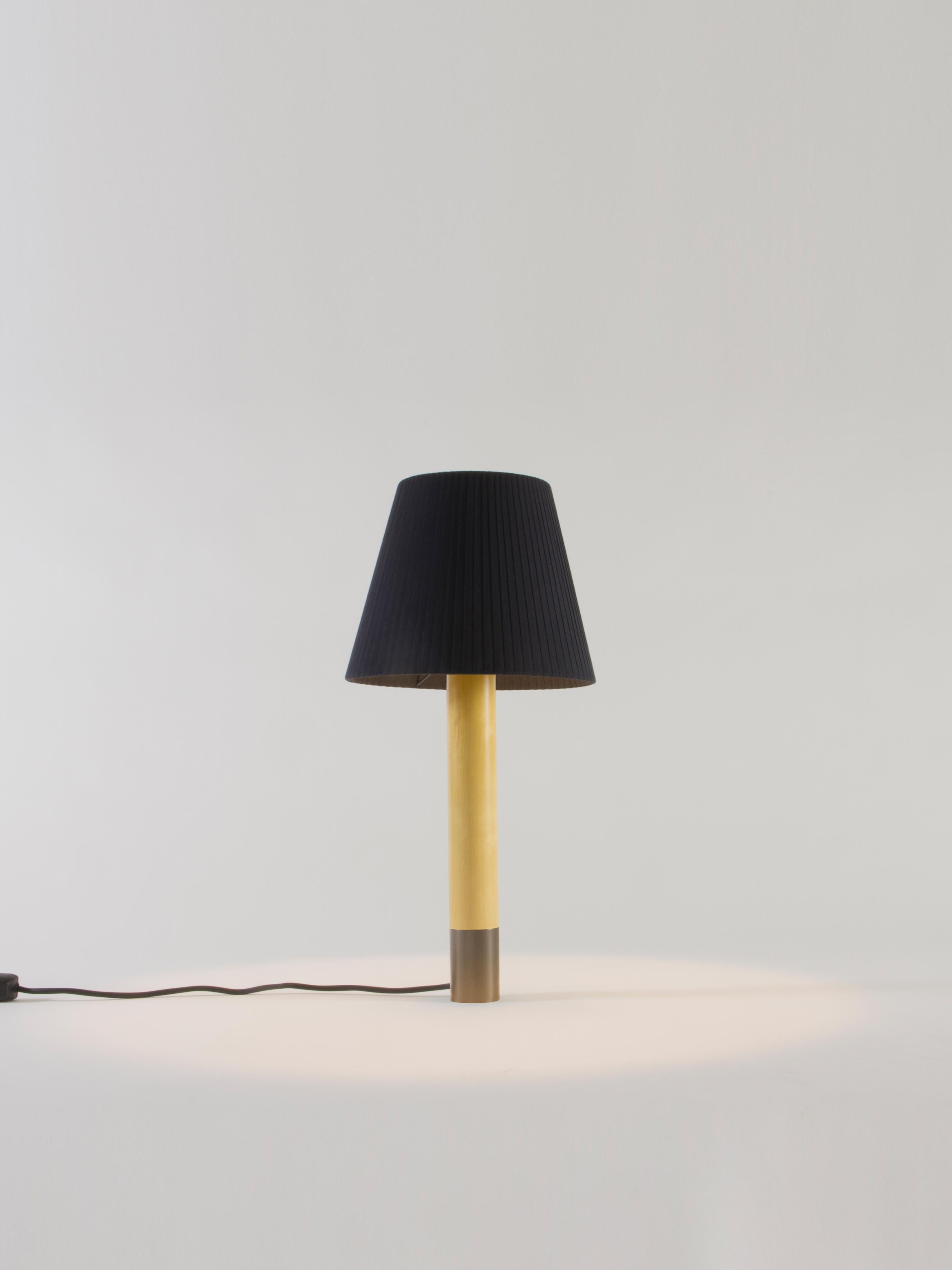 Ribbon Bronze and Black Básica M1 Table Lamp by Santiago Roqueta, Santa & Cole