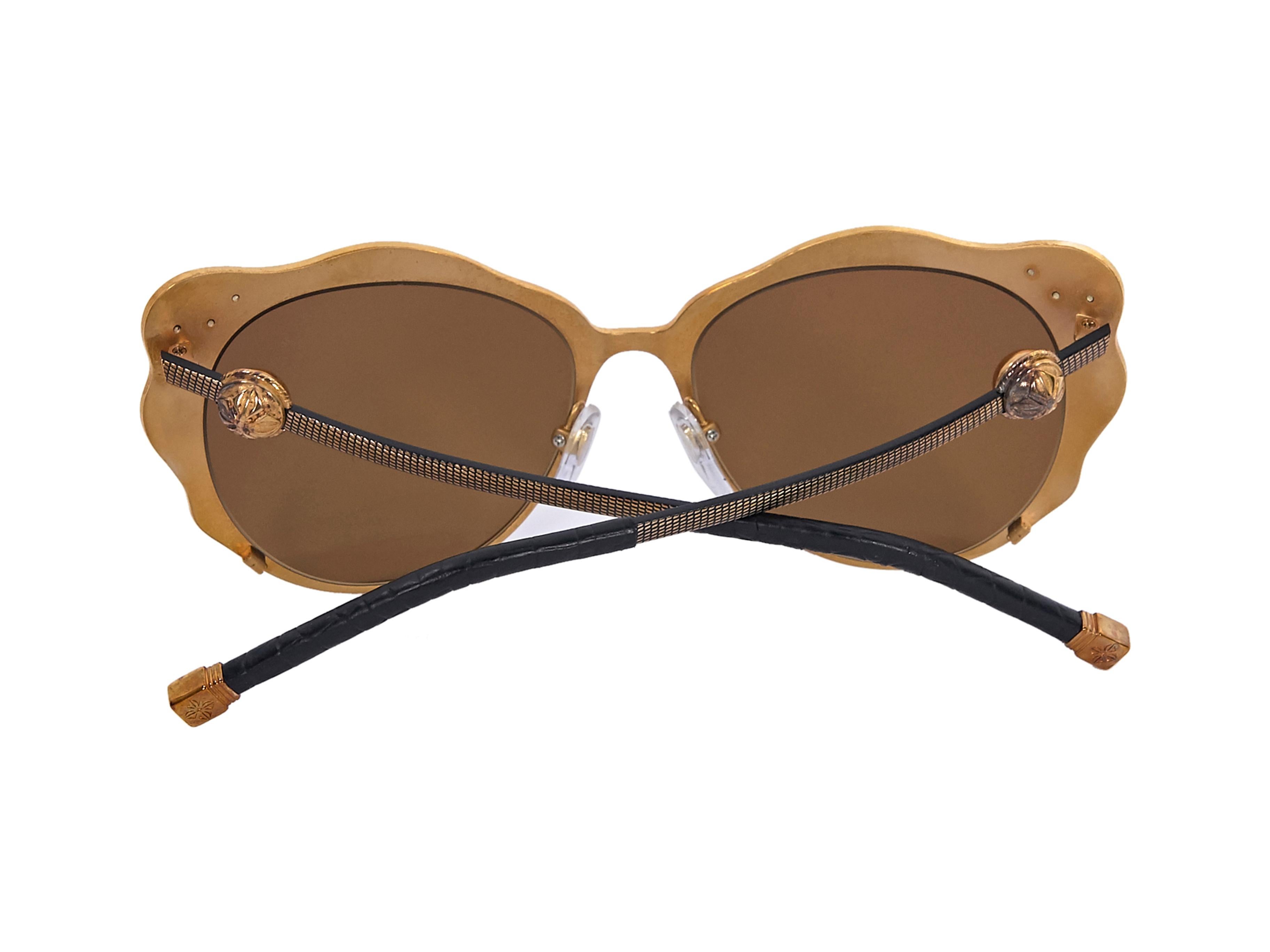 bronze lens cat eye sunglasses