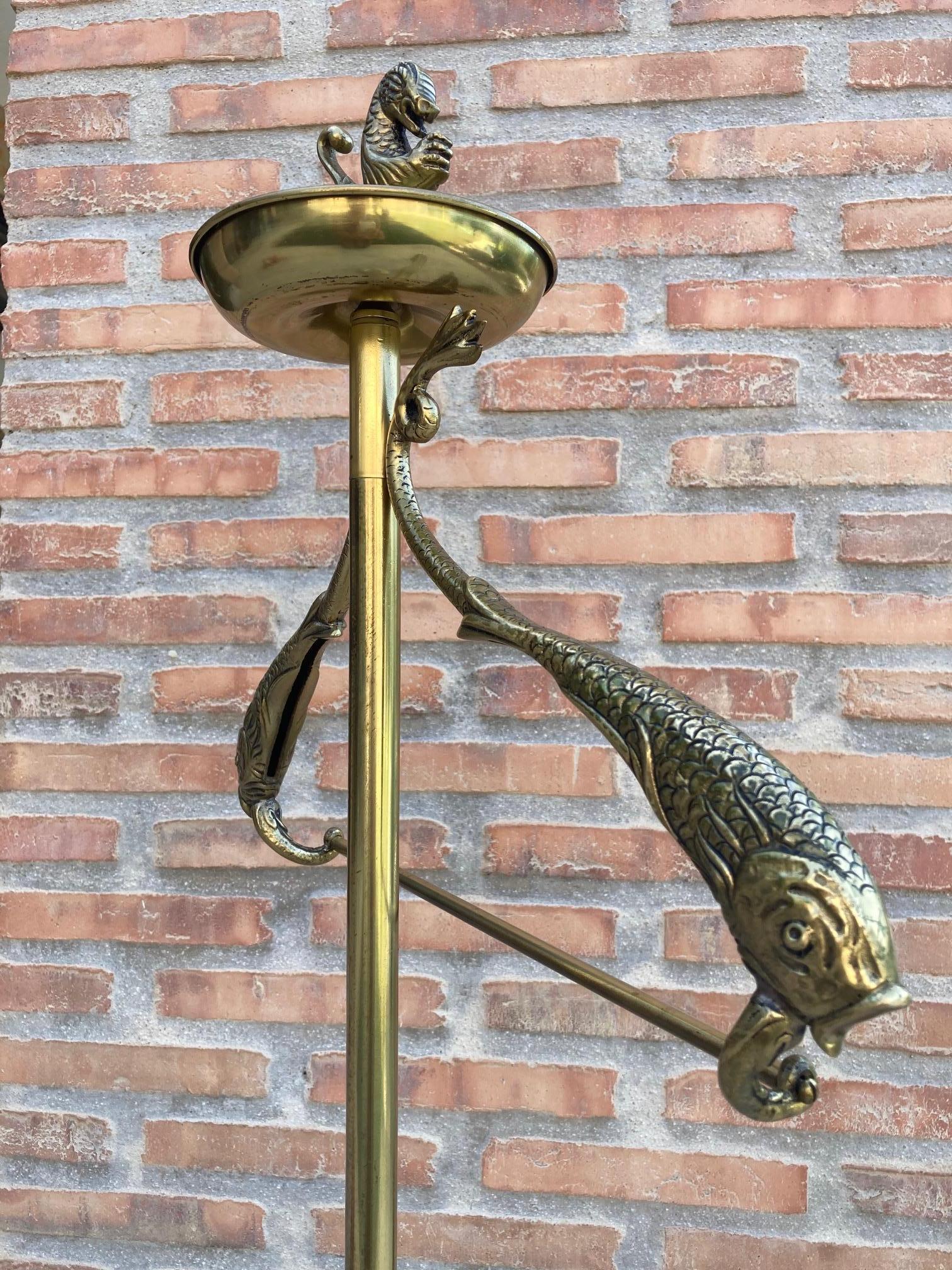 Bronze and Brass Valet Stand Dressboy, 1940s In Good Condition For Sale In Miami, FL