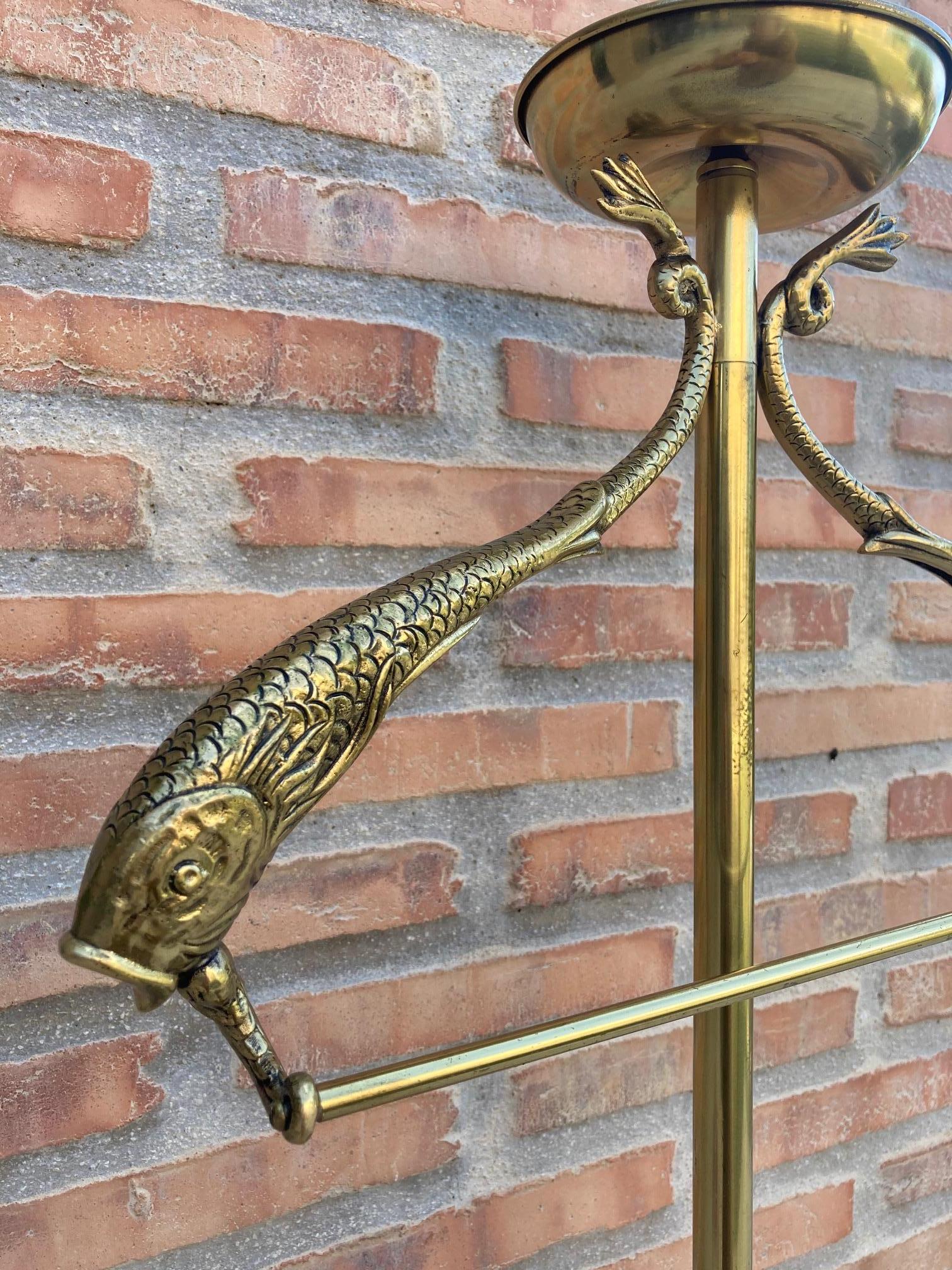 Bronze and Brass Valet Stand Dressboy, 1940s For Sale 1