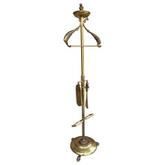 Used Bronze and Brass Valet Stand Dressboy, 1940s