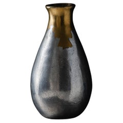 Bronze and Cast Aluminum Vase, Philippe Jean, 1970s