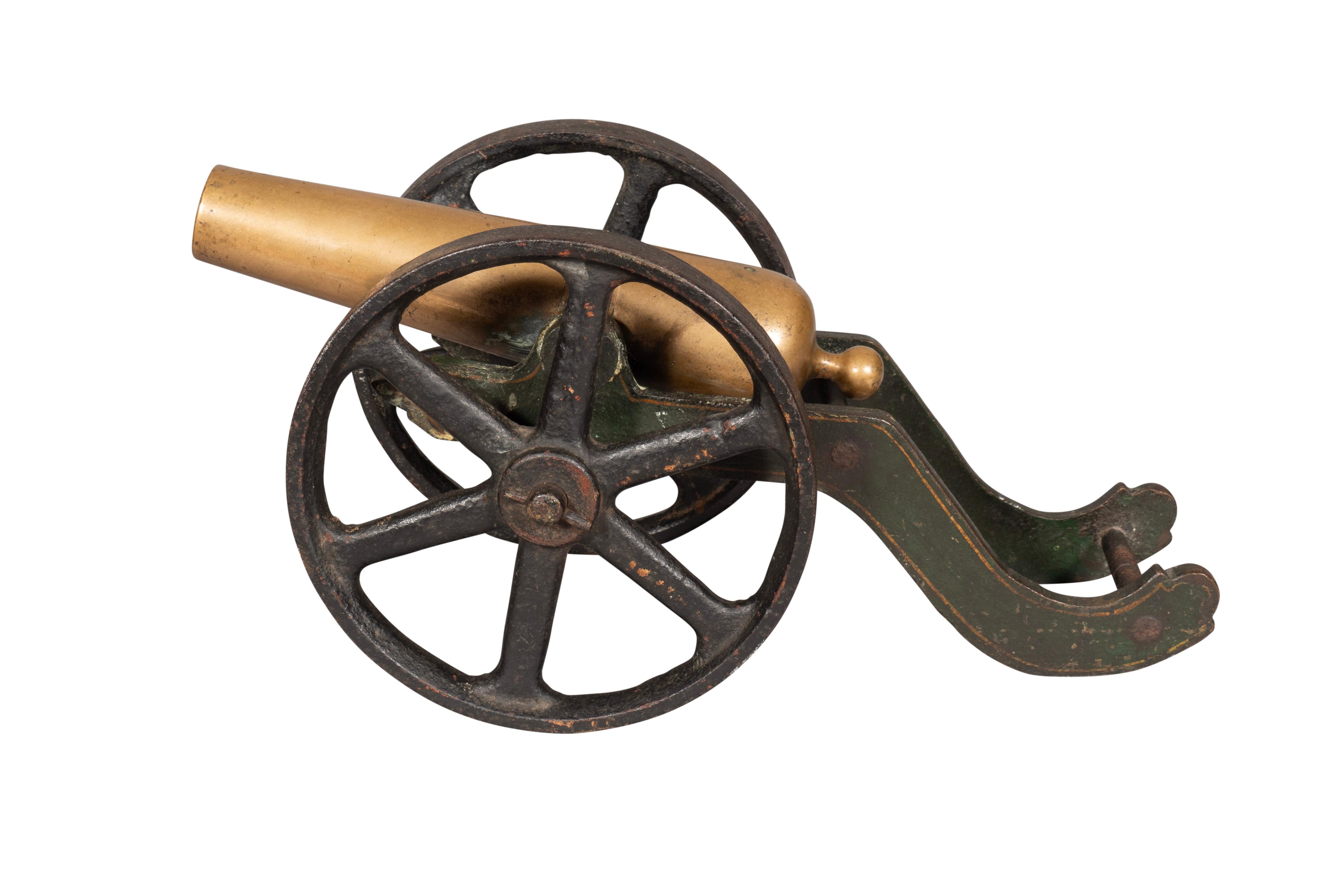 American Bronze And Cast Iron Signal Cannon For Sale