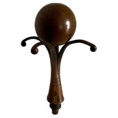 Bronze and Copper Arts & Crafts Finial