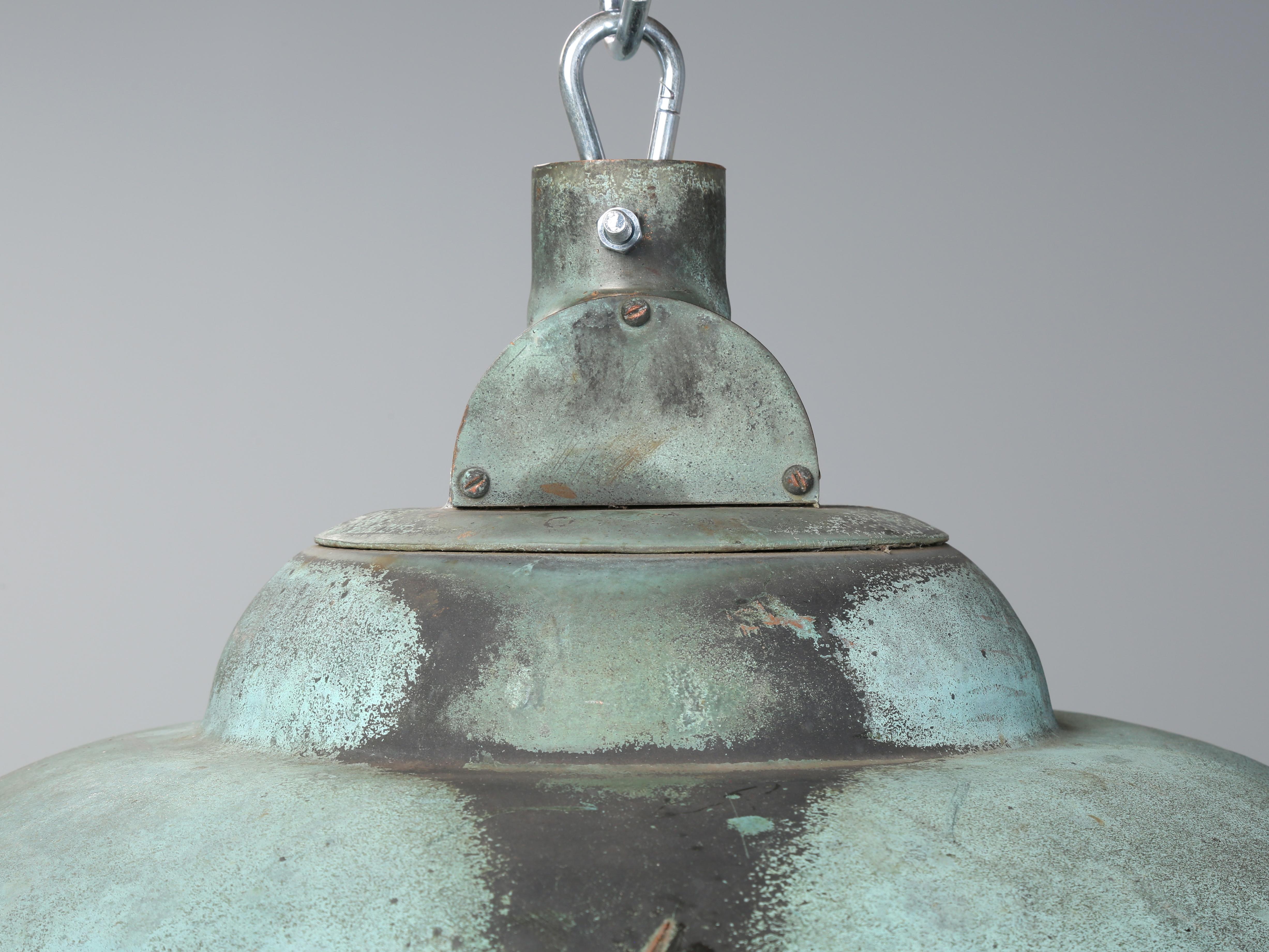 Cast Bronze and Copper Lantern or Pendant Dublin Ireland Beautifully 1930's (5) Avail For Sale