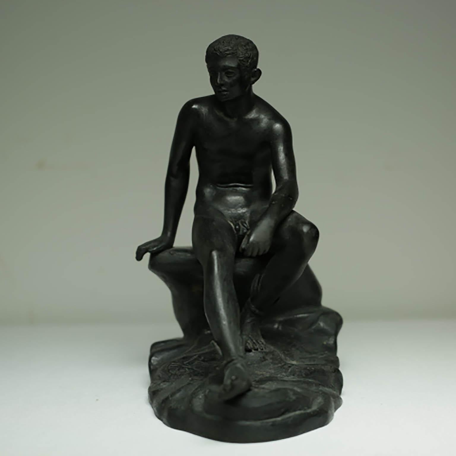 This is an Italian bronze lost-wax casting replica of 