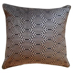 Bronze and Cream  pattern with welt and white velvet back