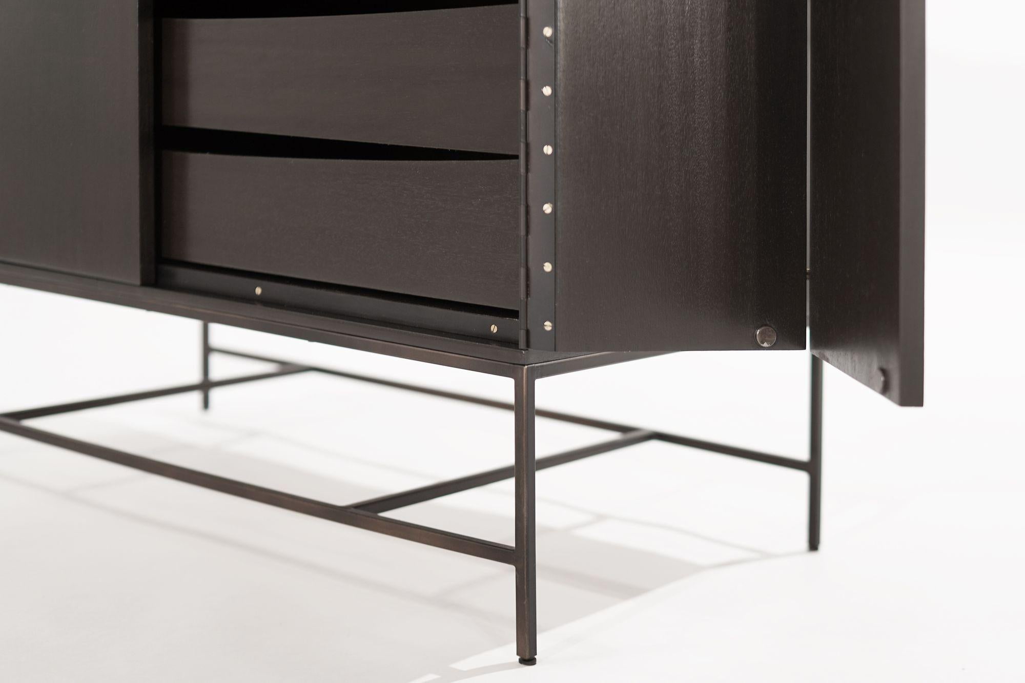 Bronze and Ebony Cabinet by Paul McCobb, Calvin Group, C. 1950s 3