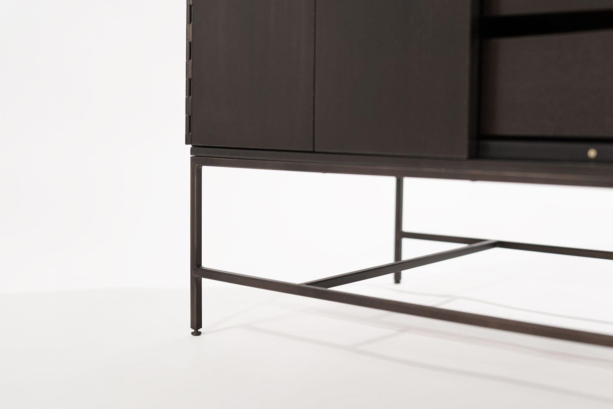 Bronze and Ebony Cabinet by Paul McCobb, Calvin Group, C. 1950s 5