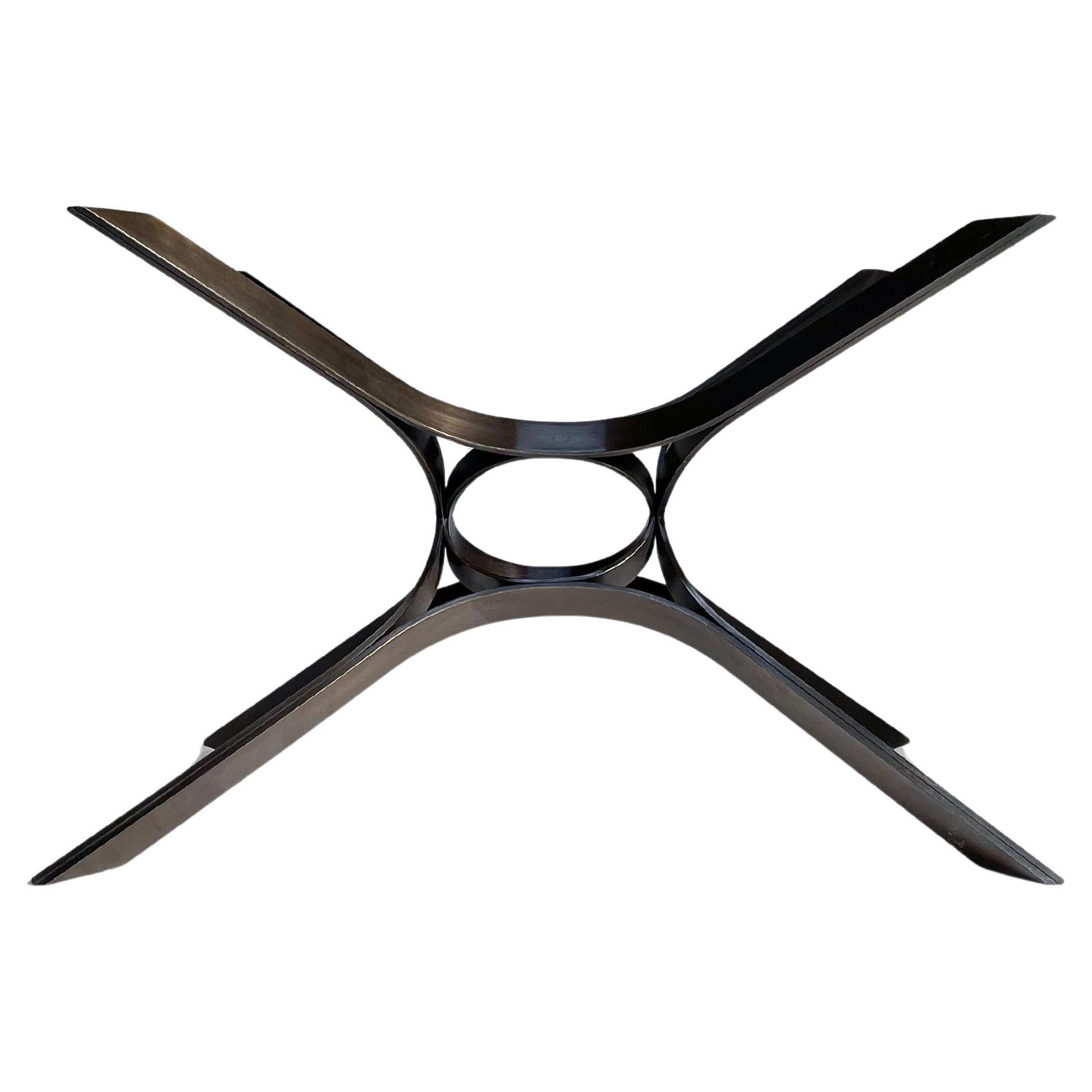 Bronze and Glass Coffee Table by Roger Sprunger for Dunbar For Sale