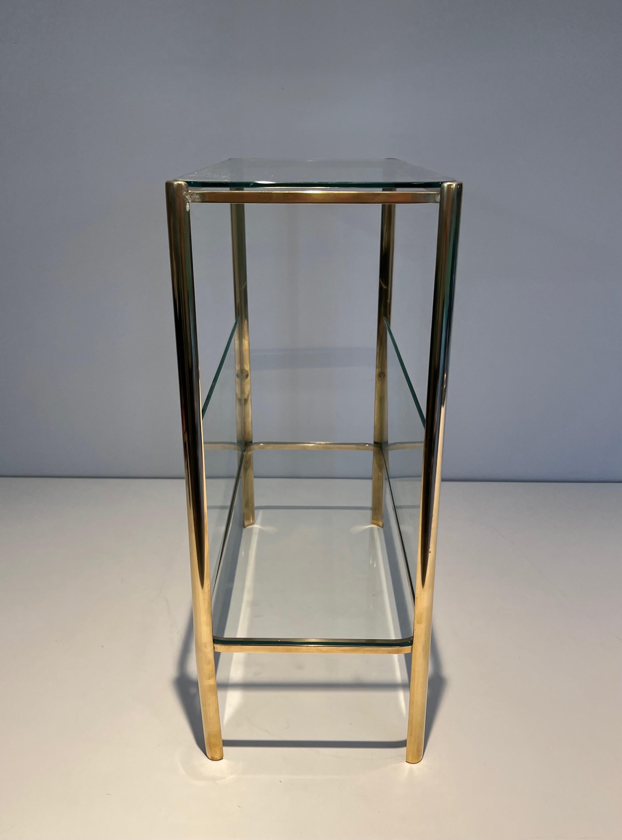 Bronze and Glass Magazine Rack Signed J T Lepelletier & Stamped Broncz For Sale 10