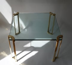 Bronze and Glass Side Table