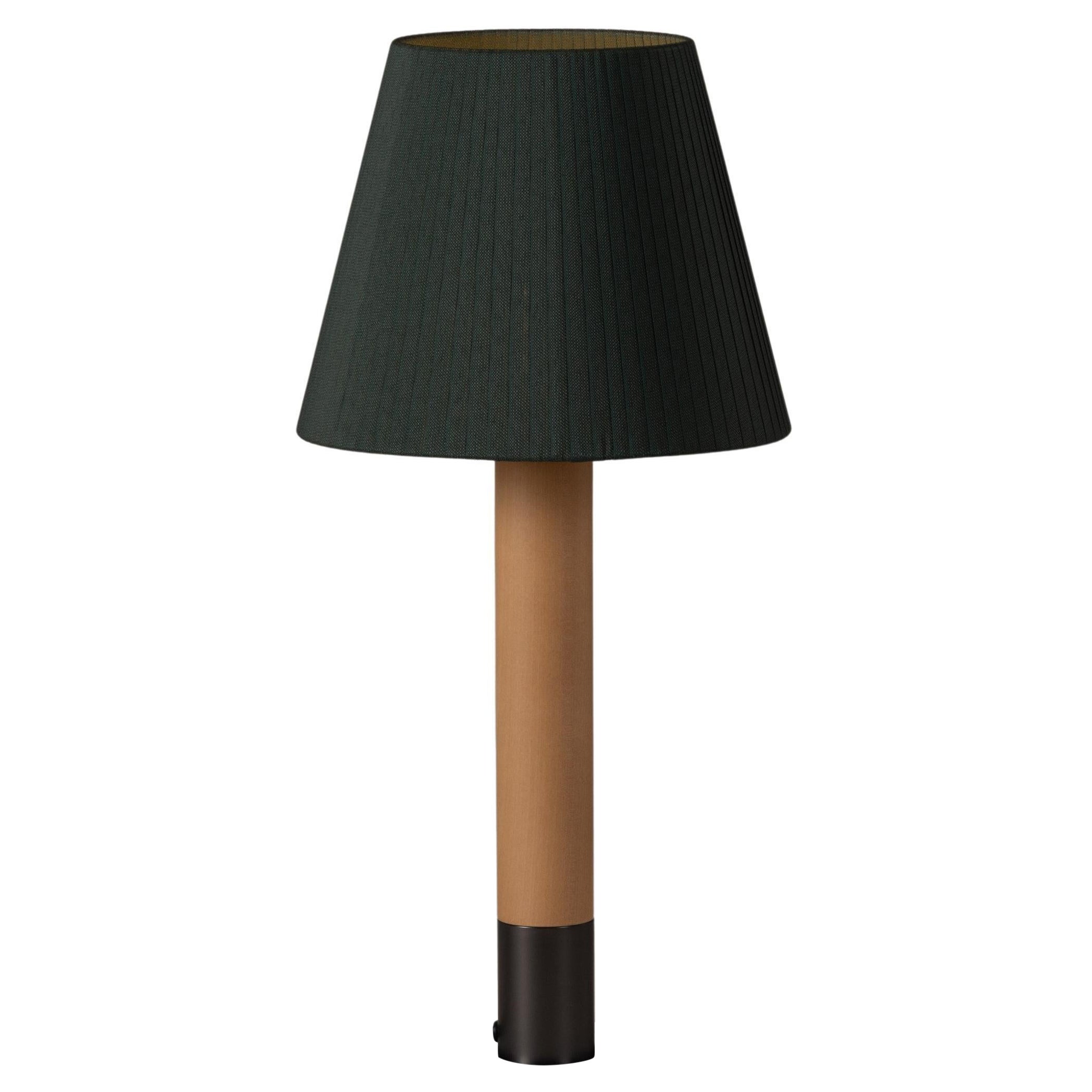 Tischleuchte Básica M1 aus Bronze und Grün von Santiago Roqueta, Santa & Cole