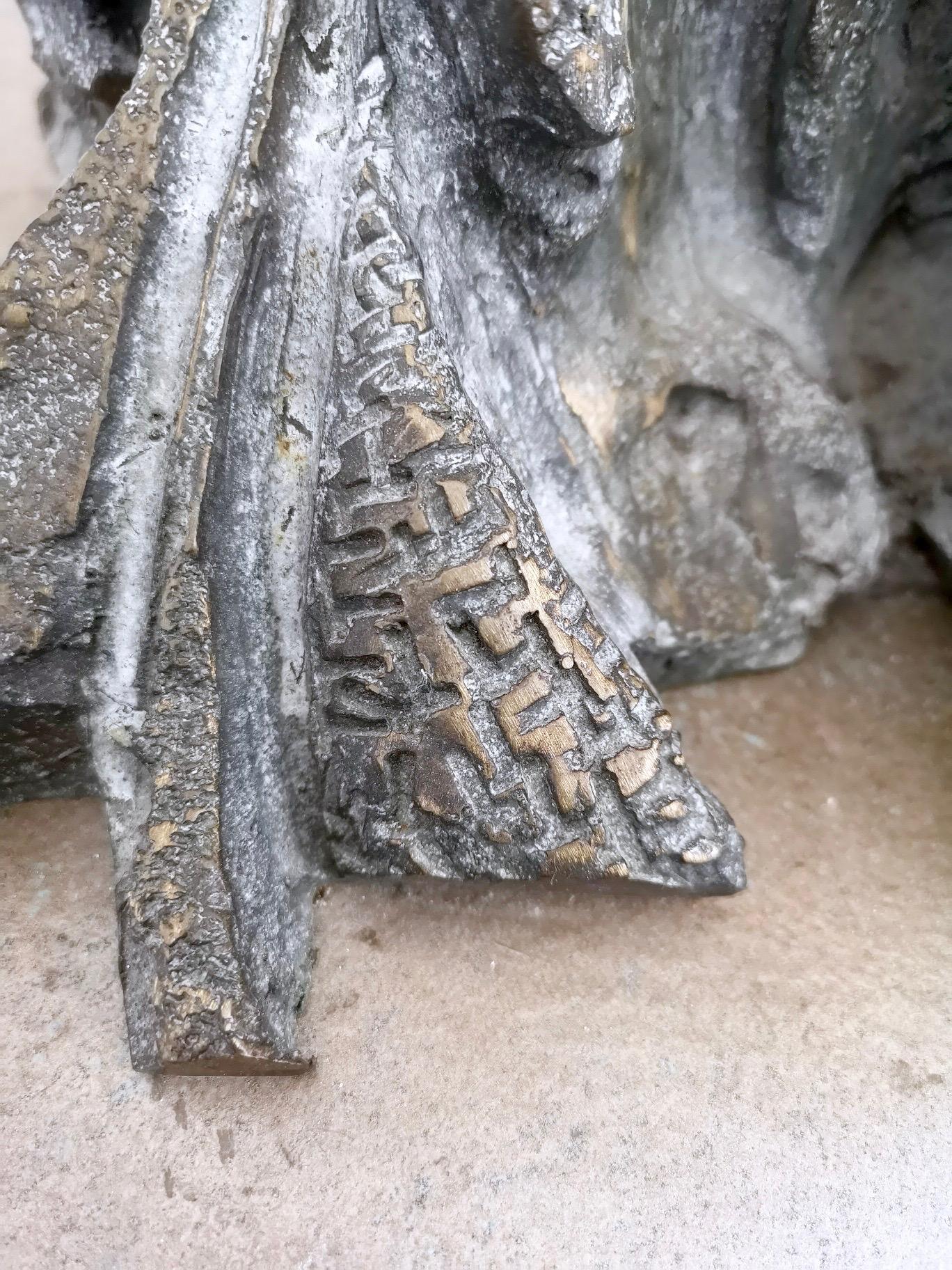 Objeto decorativo posmoderno Árbol giratorio de bronce y hierro, Anónimo, Italia en venta 3