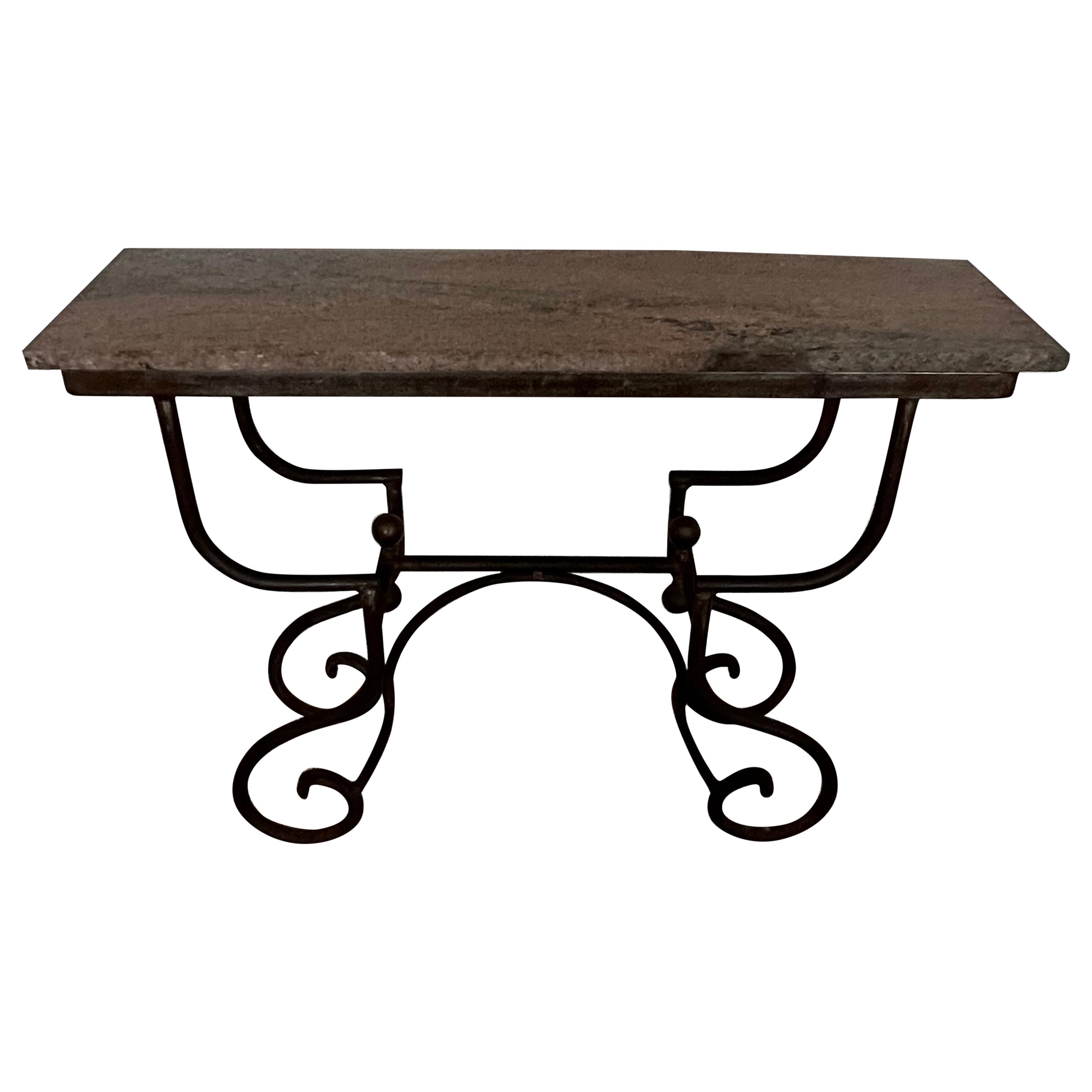 Bronze and Marble Baker's Table