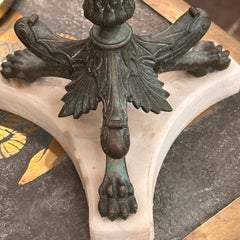 Bronze and Marble Candlestick