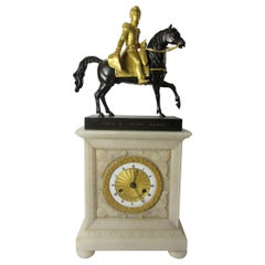 Bronze and Marble Clock Bronze and Marble Clock