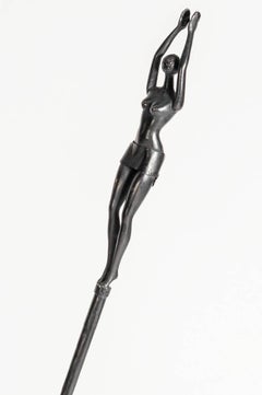 Bronze and Marble Golf Sculpture