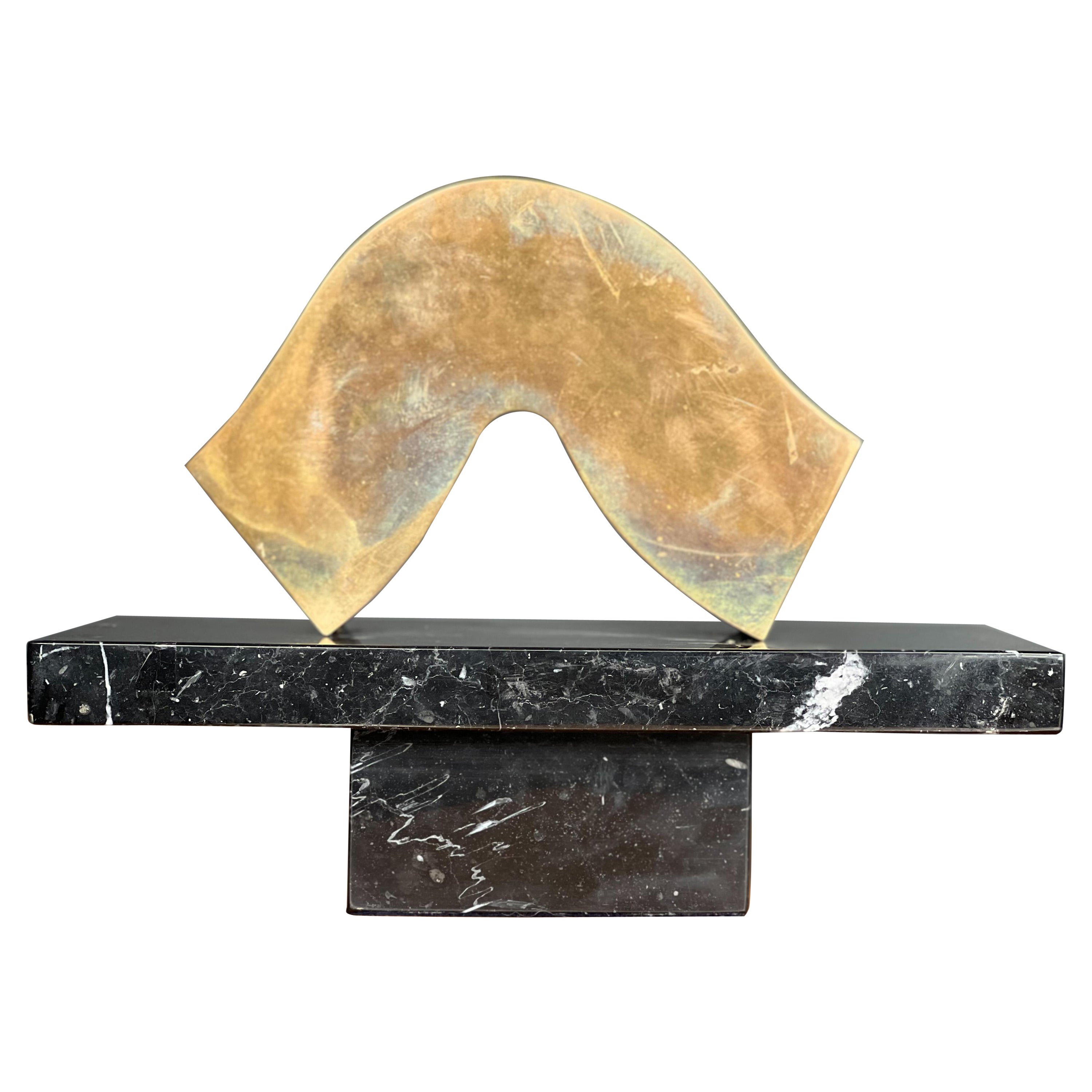 Bronze and Marble Sculpture by Neil Hadlock