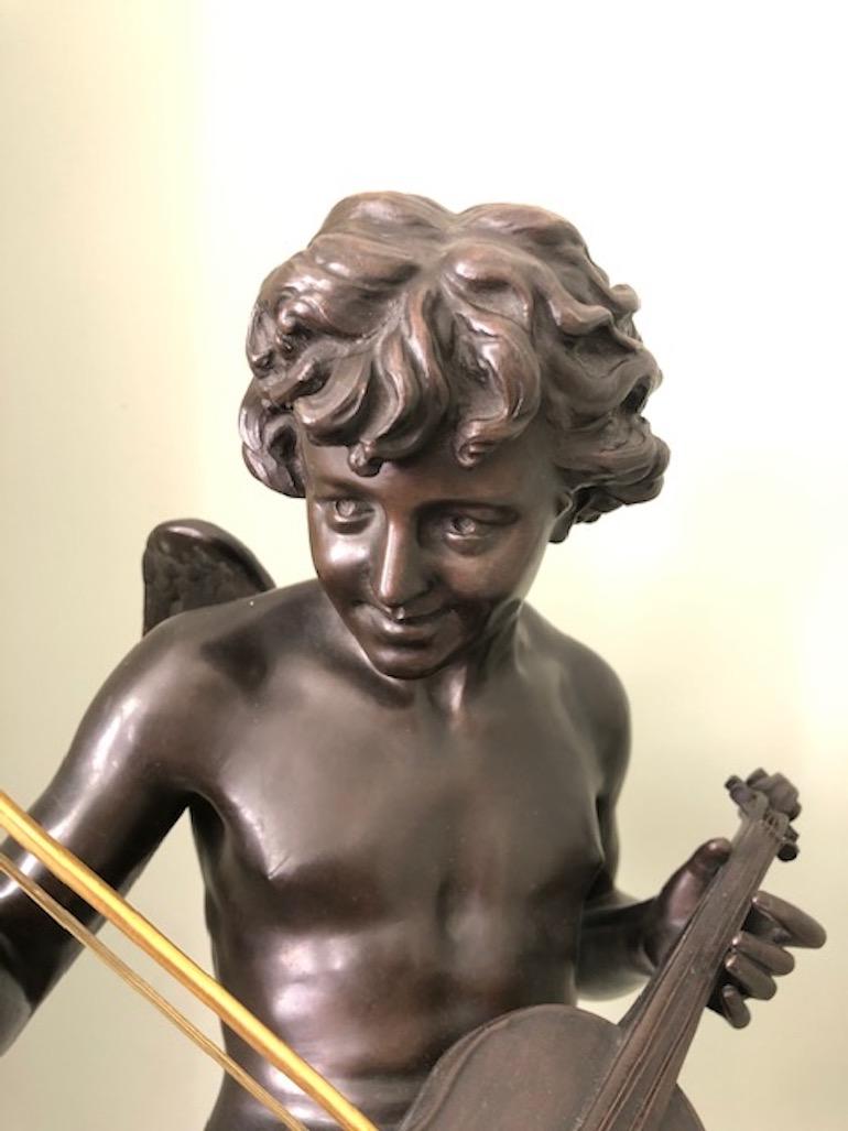 Bronze and Marble Sculpture For Sale 1
