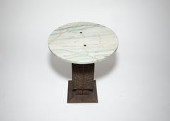 Tables bronze et marbre