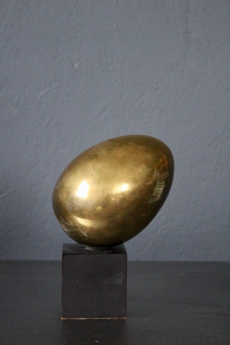 Bronze and metal abstract sculpture For Sale at 1stDibs