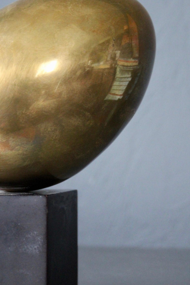 Bronze and metal abstract sculpture For Sale at 1stDibs