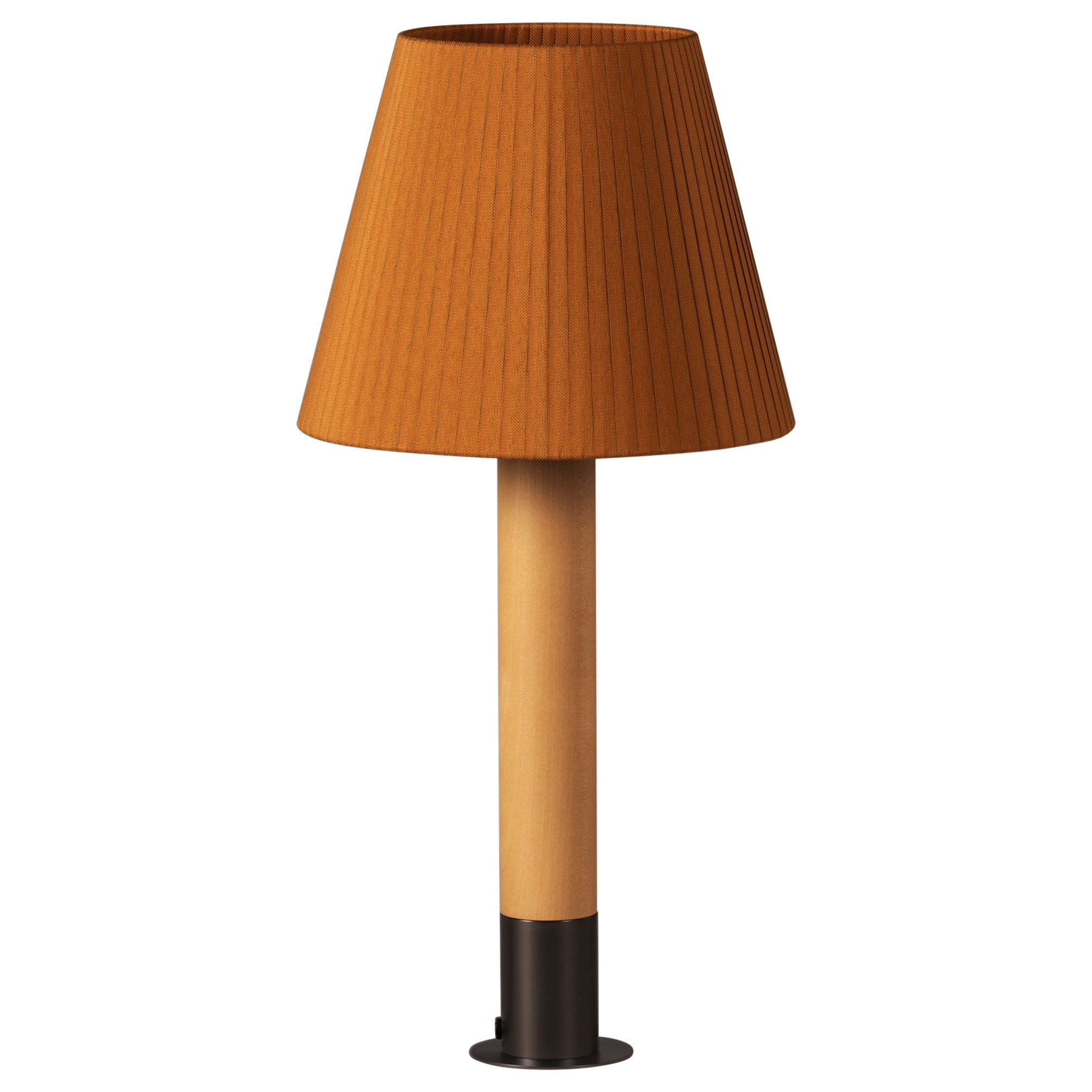 Bronze and Mustard Básica M1 Table Lamp by Santiago Roqueta, Santa & Cole For Sale