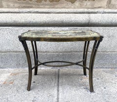 Bronze and Pewter "Madame Pompadour" Side Table by Philip & Kelvin Laverne