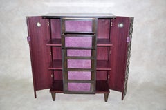 Bronze and Purpleheart Sideboard 'Contemporary, Limited Edition'