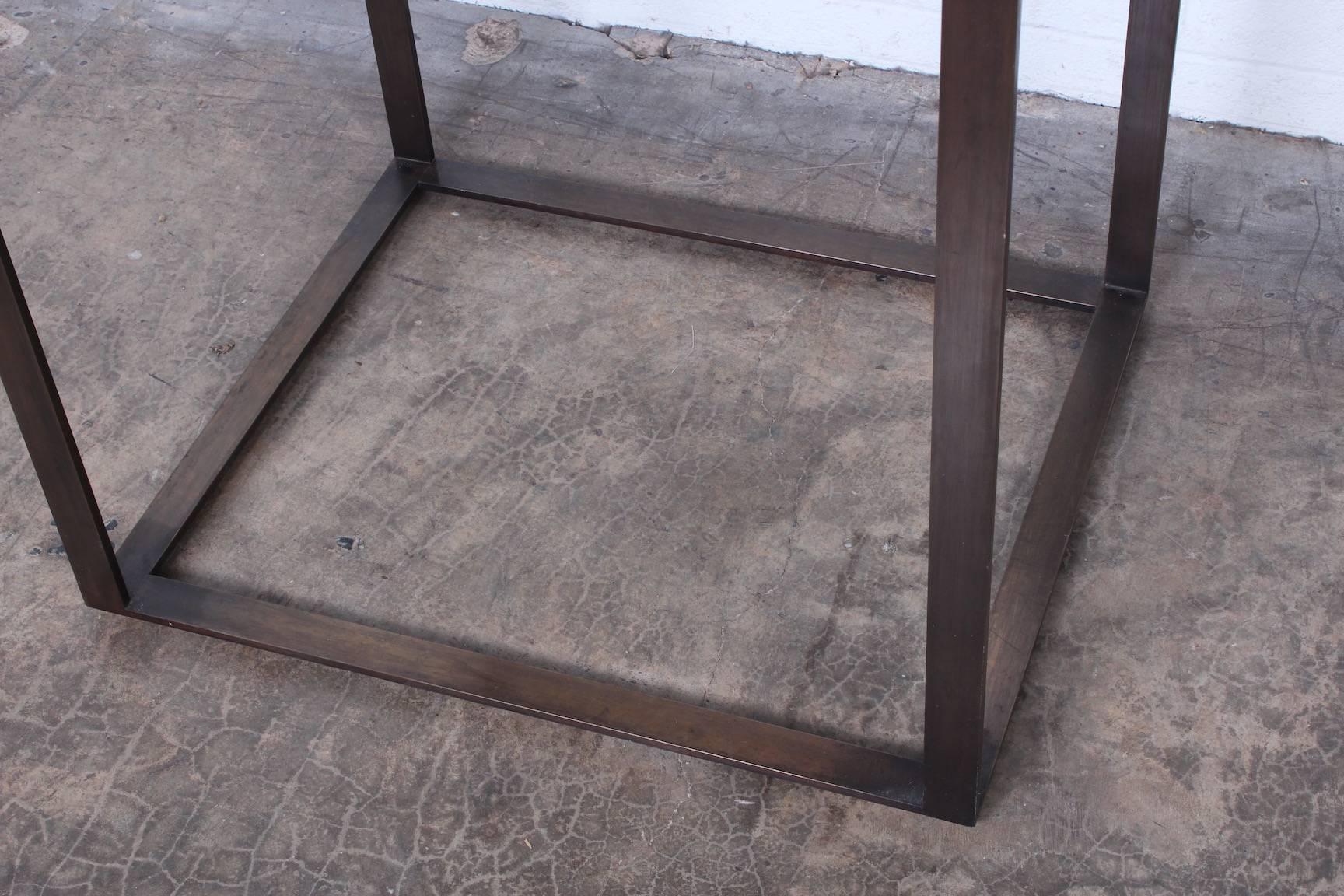 Sockel/Table aus Bronze und Palisanderholz von Dunbar im Angebot 2