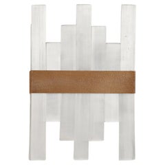 Applique Selenor in bronzo e selenite di Matlight Milano