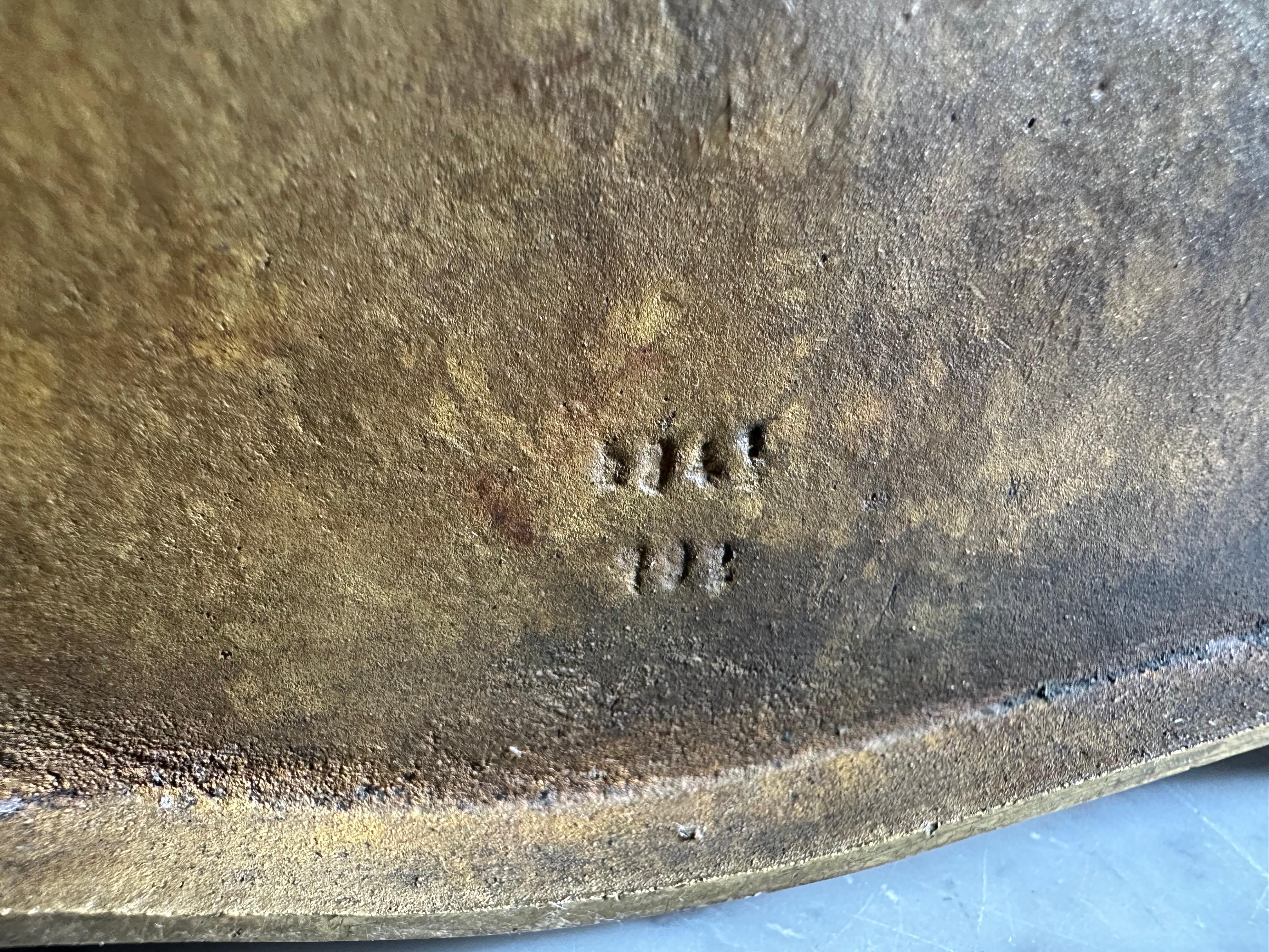 Bronze and Serpentine Ashtray Attributed to Albin Müller, Early 20th Century For Sale 11