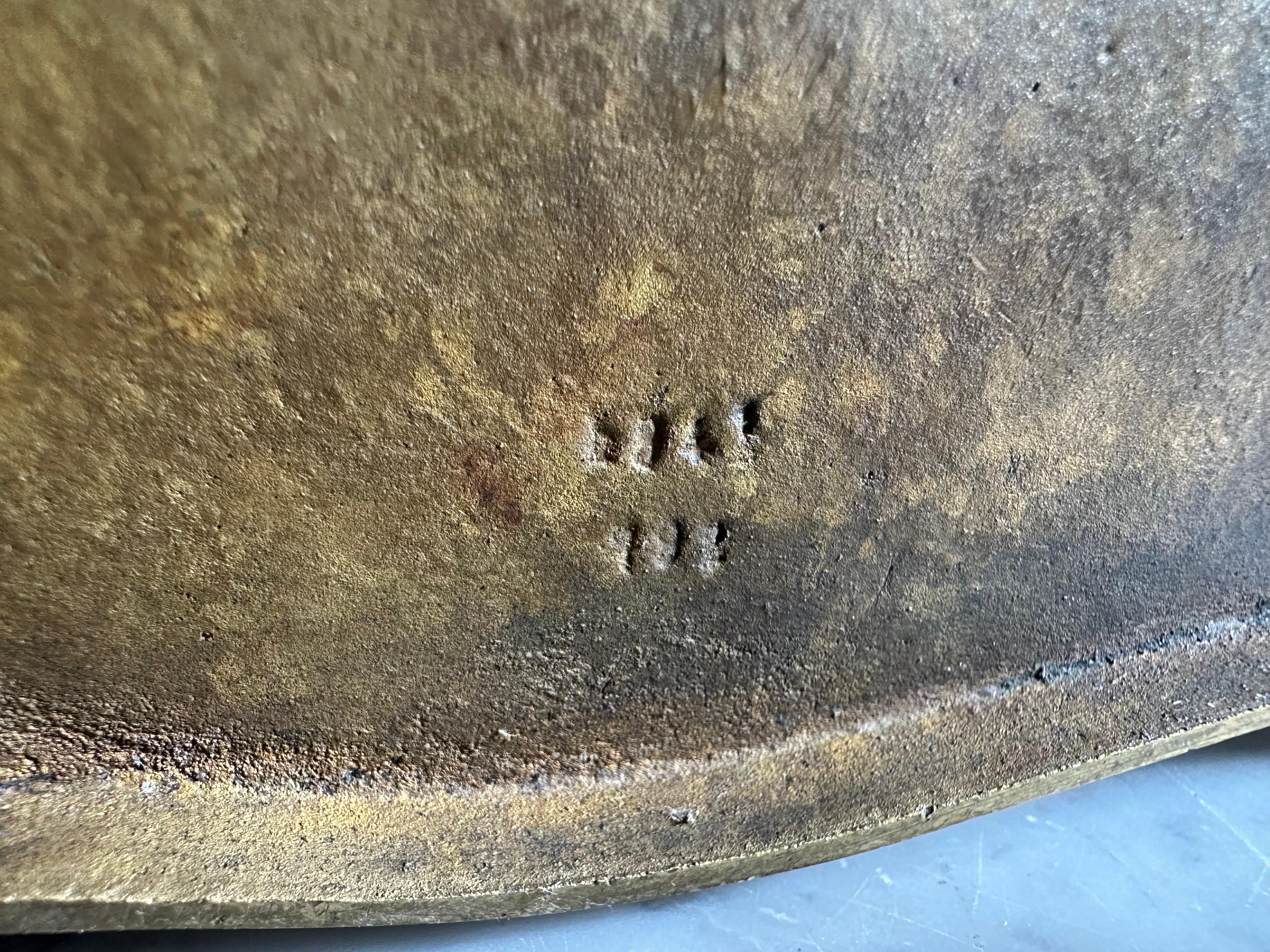 Bronze and Serpentine Ashtray Attributed to Albin Müller, Early 20th Century For Sale 12