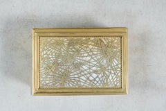 Bronze and Slag Glass Tiffany Jewelry Box, Art Deco Period, United States