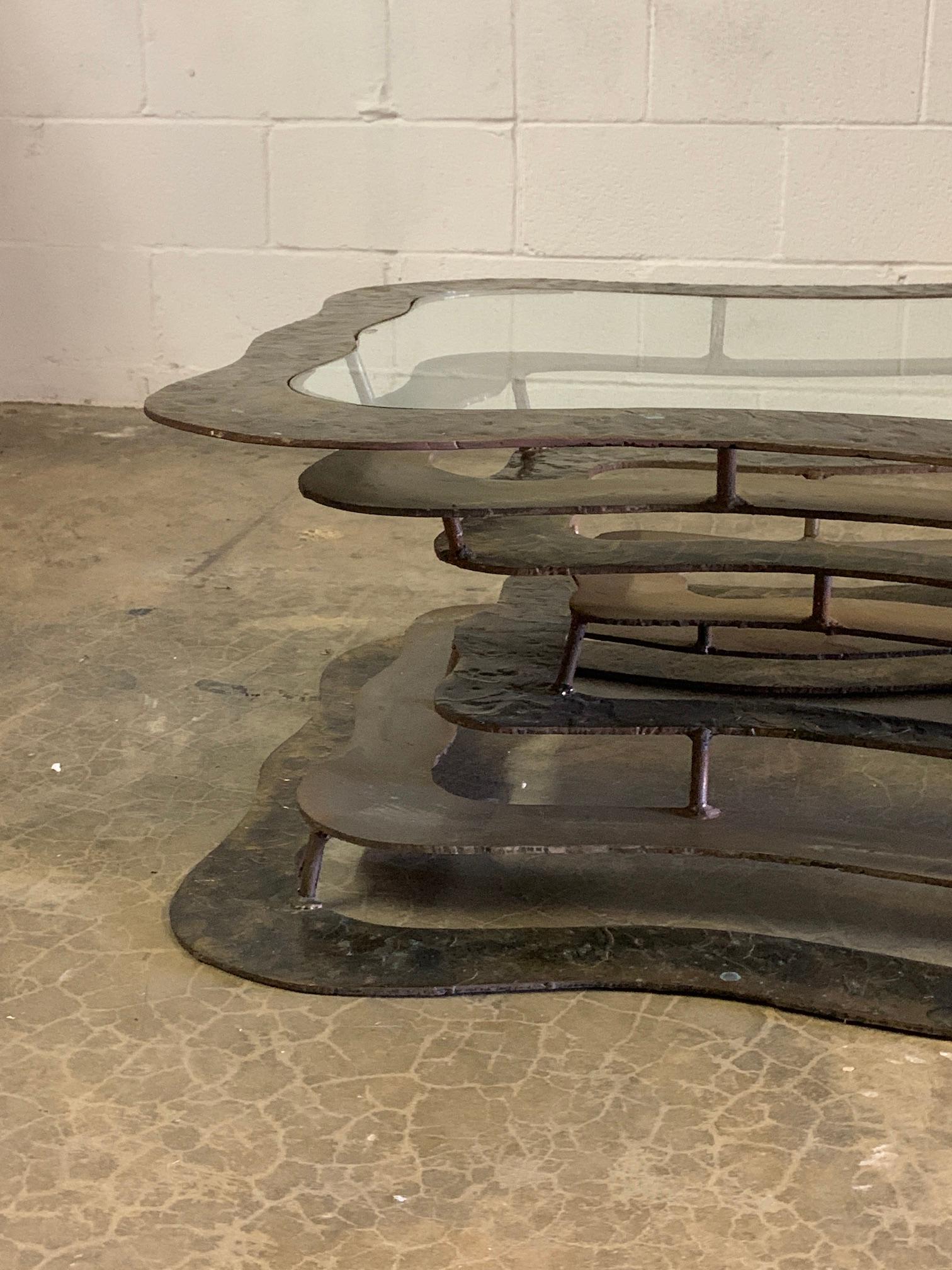 Mid-20th Century Bronze and Steel 