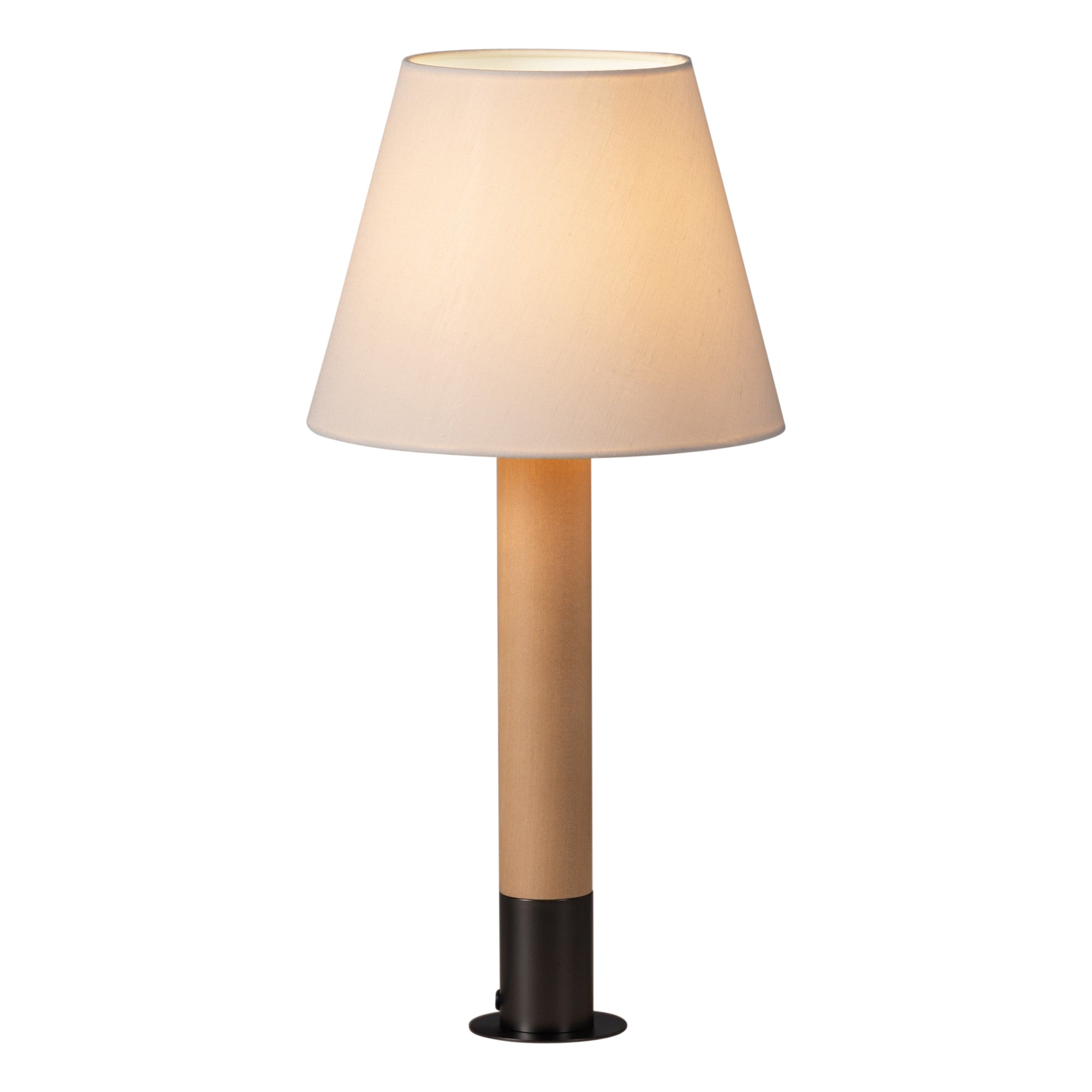 Bronze and White Básica M1 Table Lamp by Santiago Roqueta, Santa & Cole For Sale