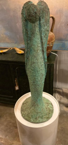 Bronze Angel Sculpture by Texas artist Betty Gerald