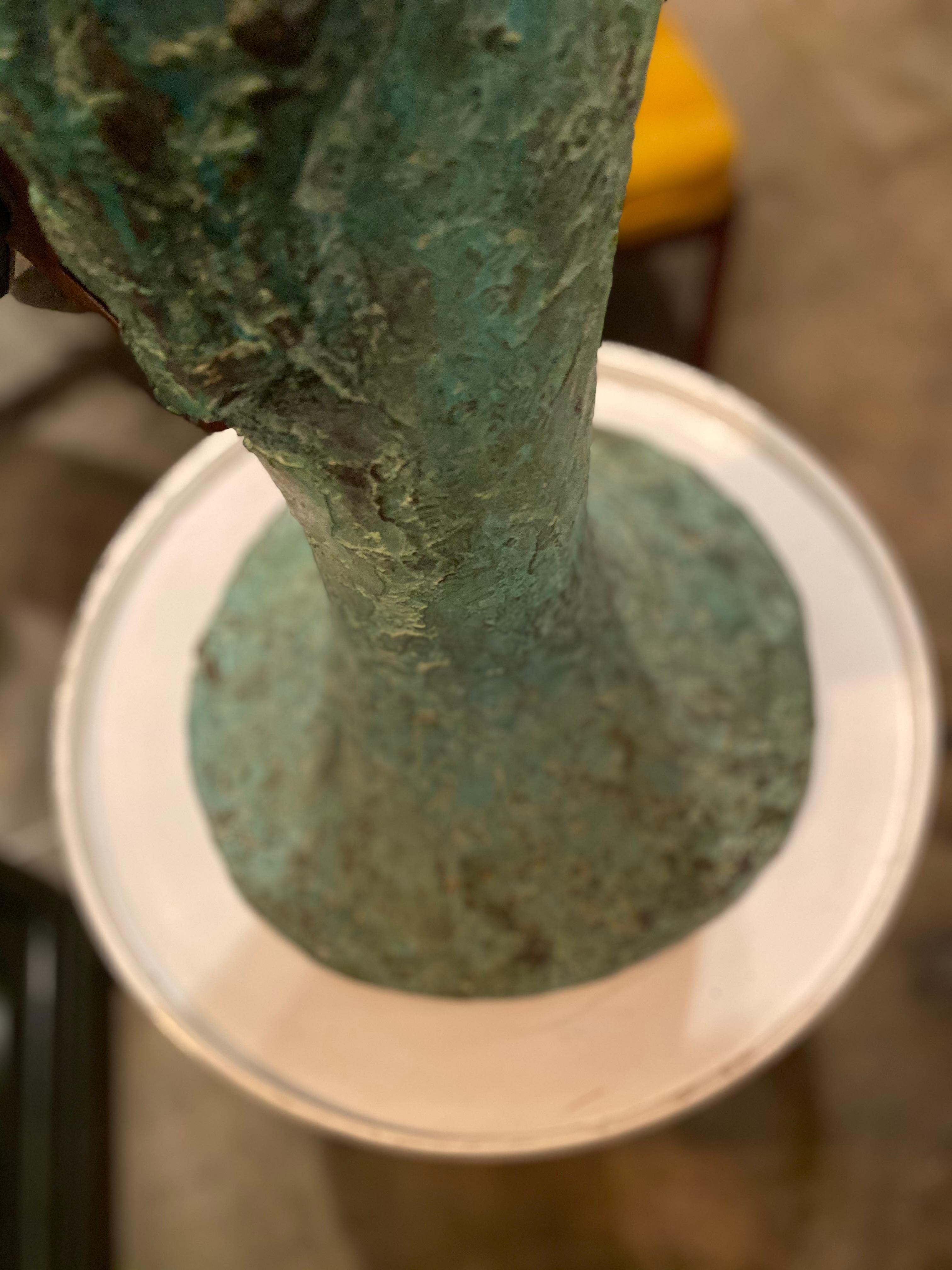 Nord-américain Sculpture d'ange en bronze de l'artiste texane Betty Gerald en vente