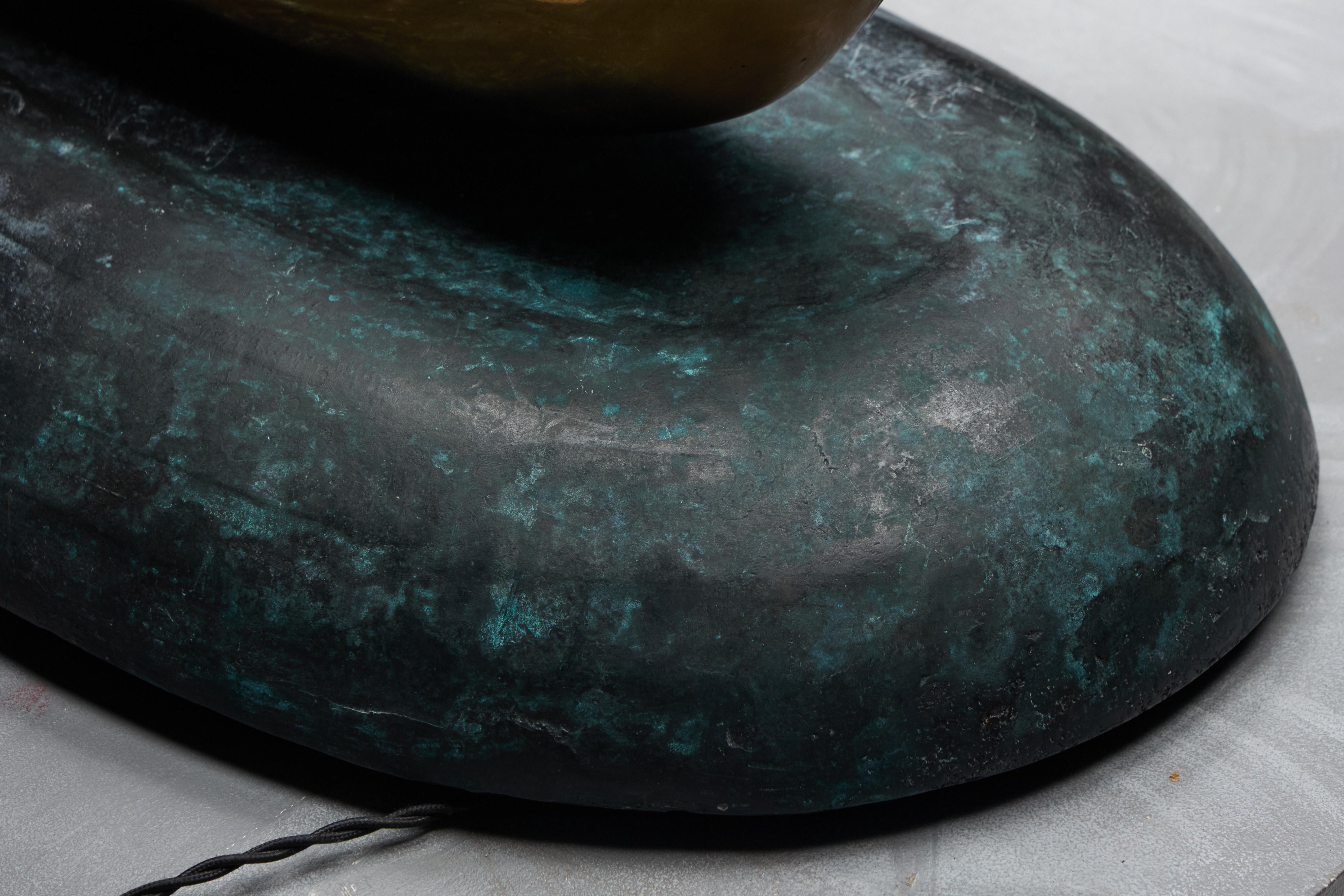 Bronze 'Angler' Lighting Sculpture by Carlo Lorenzetti, Netherlands, 2019 For Sale 4