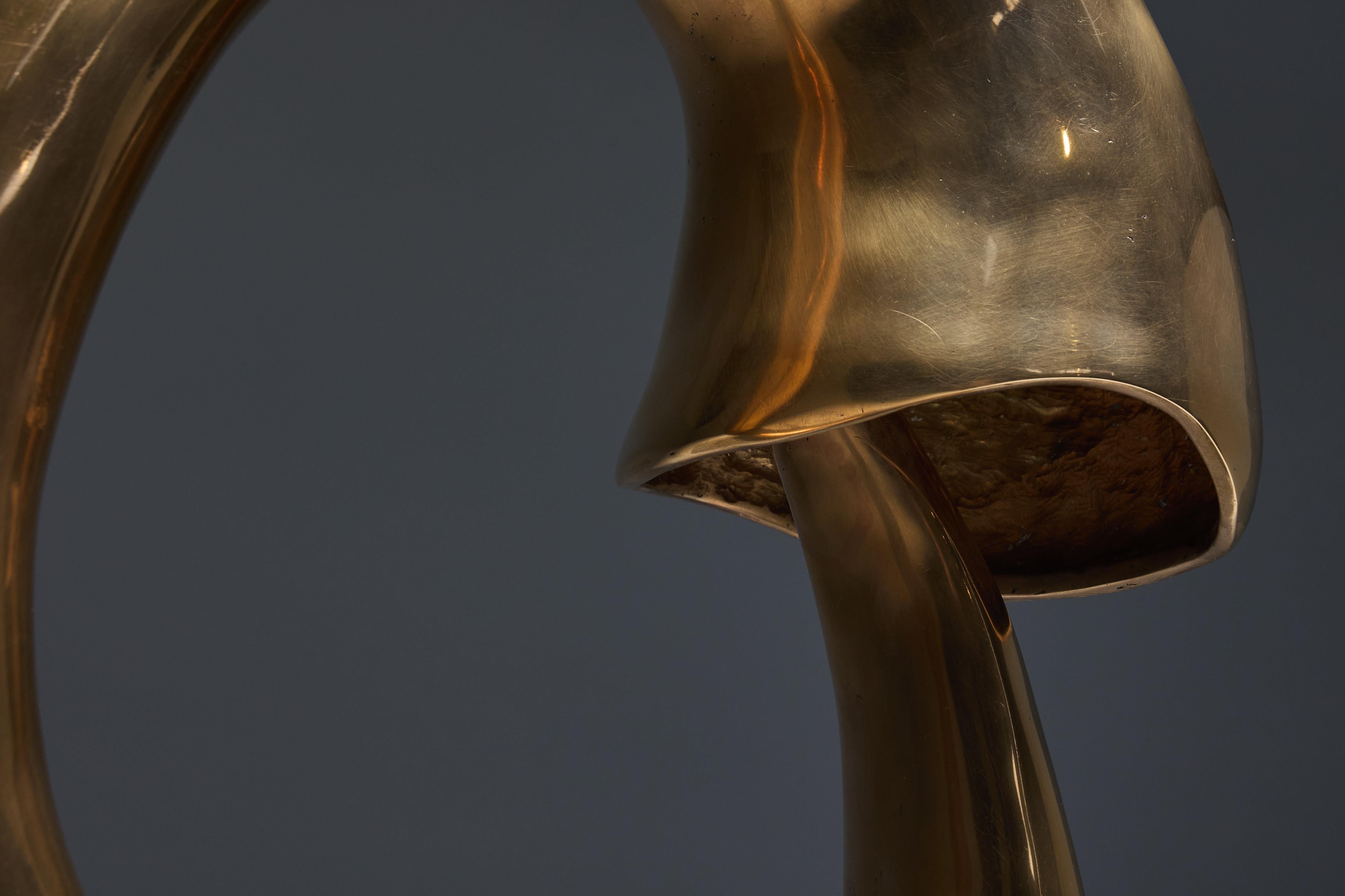 Bronze 'Angler' Lighting Sculpture by Carlo Lorenzetti, Netherlands, 2019 For Sale 2