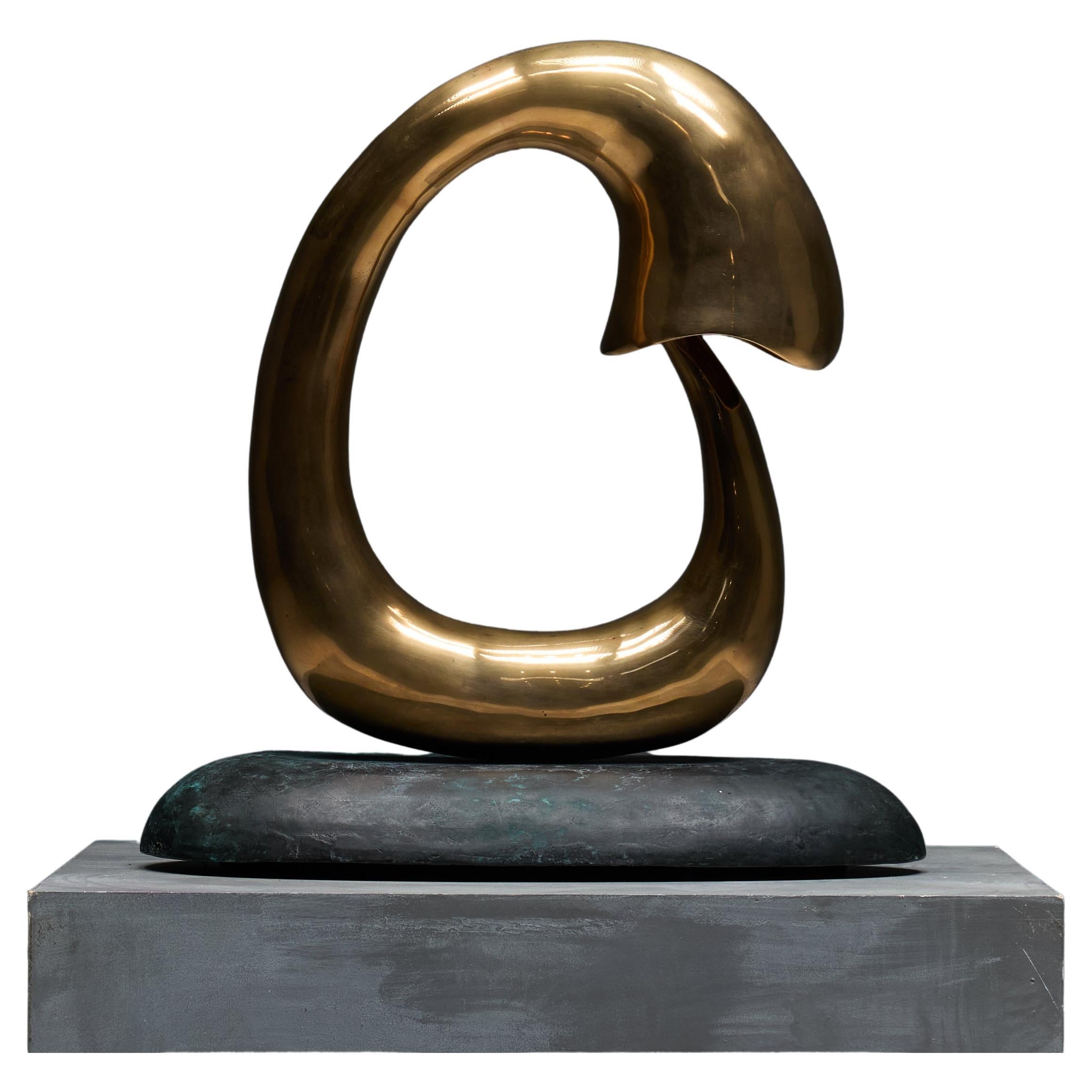 Bronze 
Angler
 Lighting Sculpture by Carlo Lorenzetti, Netherlands, 2019 For Sale