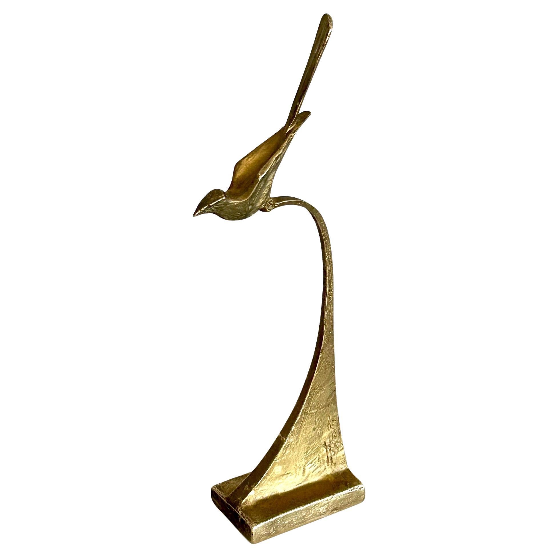 Scultura animale in bronzo di Felix Agostini risalente agli anni
60