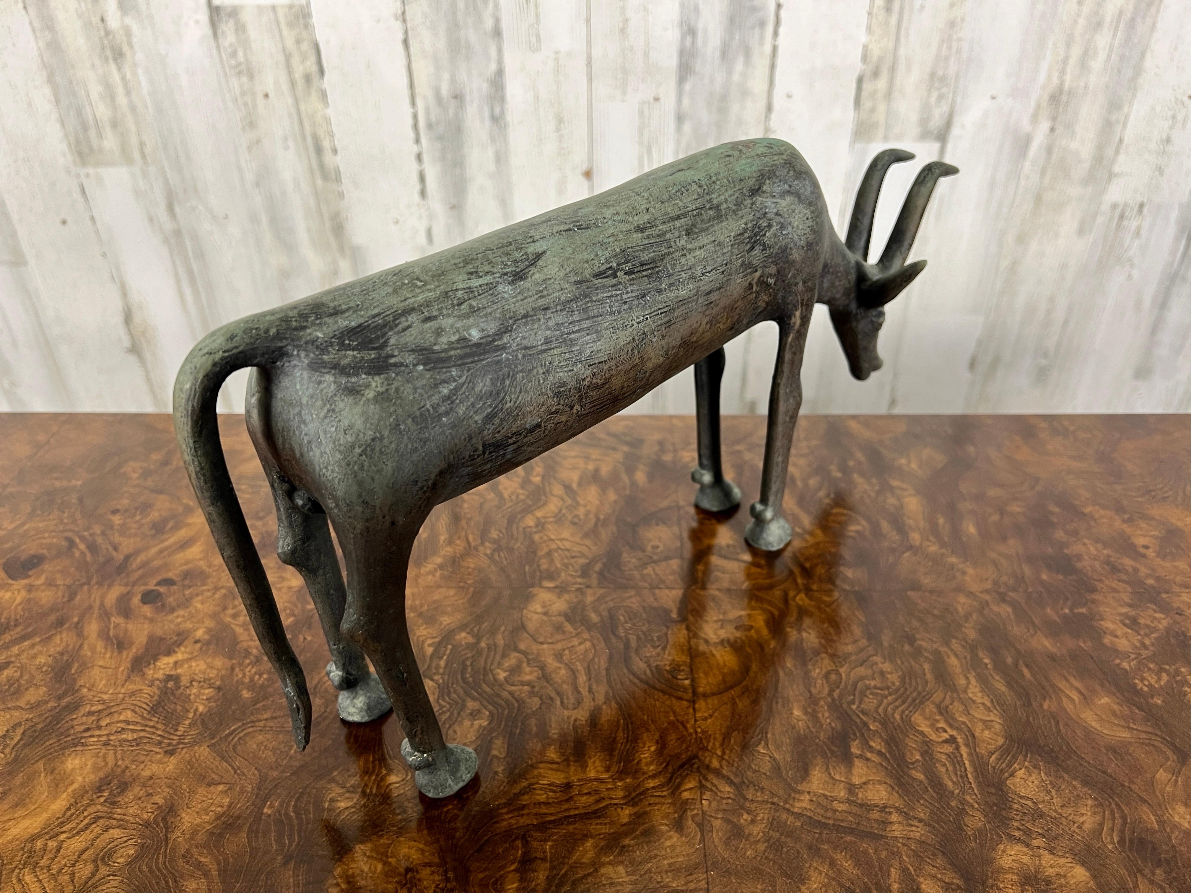  Ashanti Bronze Antelope  For Sale 4