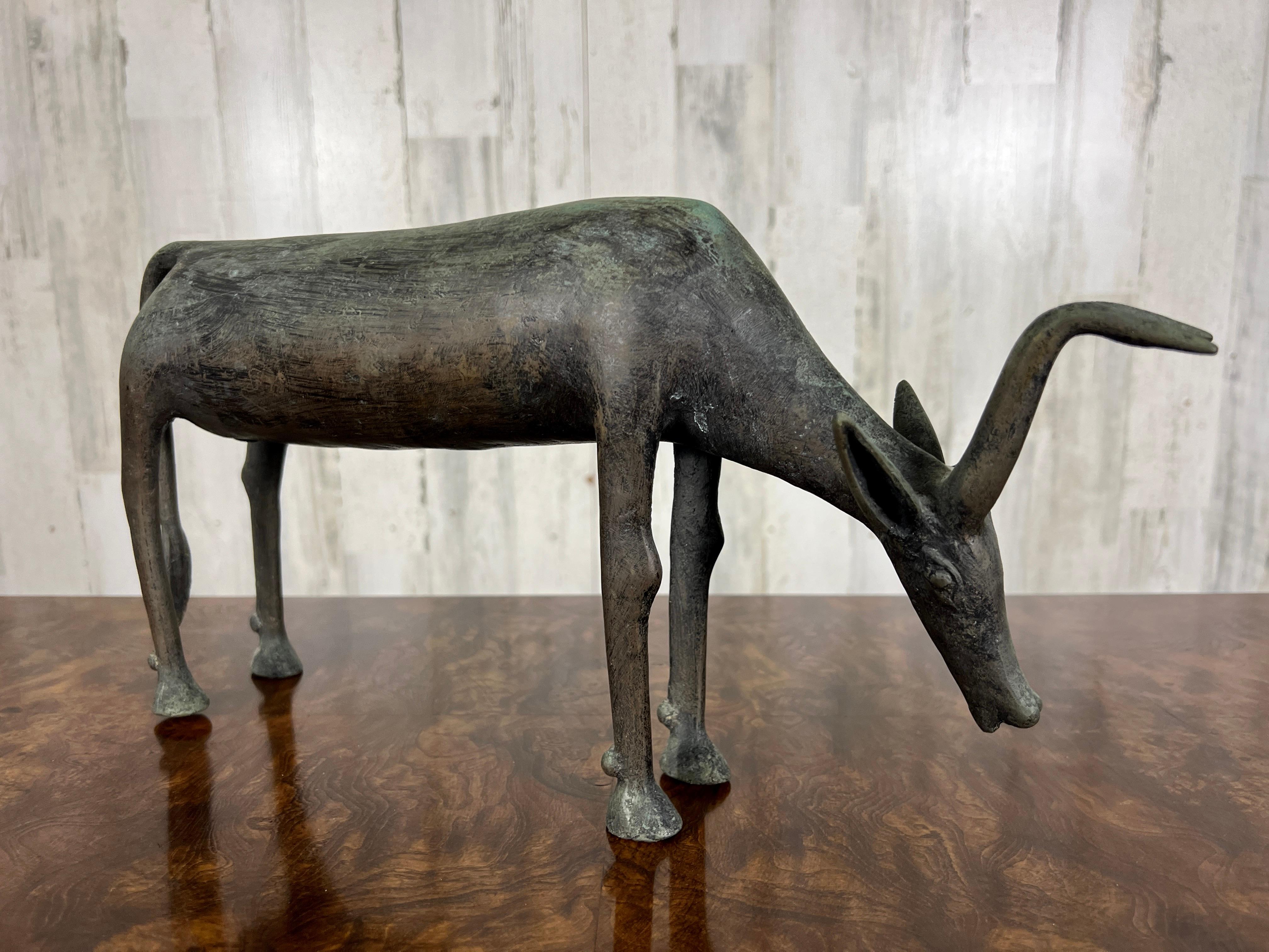  Ashanti Bronze Antelope  For Sale 1